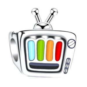European Silver TV Charm